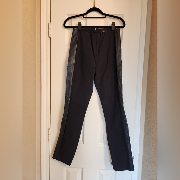 Rag and bone Dani leather Stripe pant size 2 - Picture 3 of 6